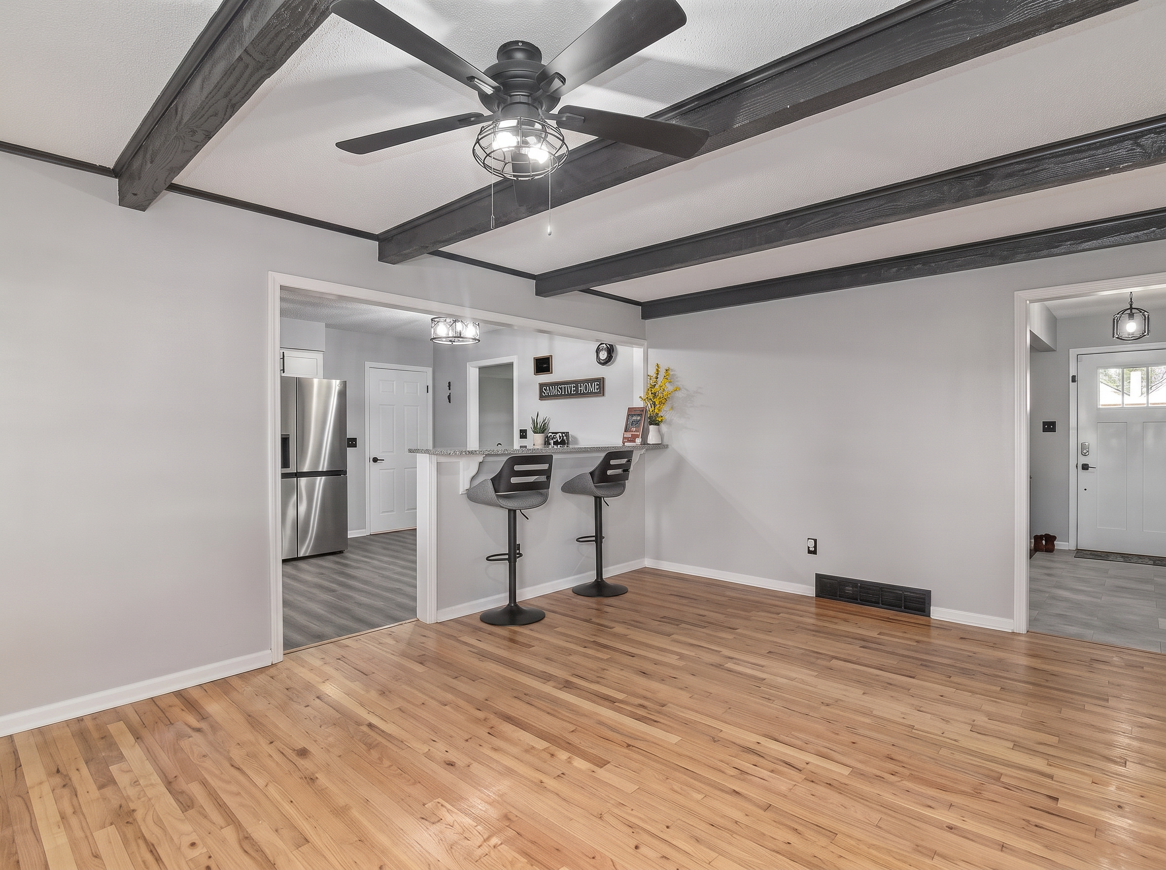 Beamed Main Level — 9332 Elm Ave