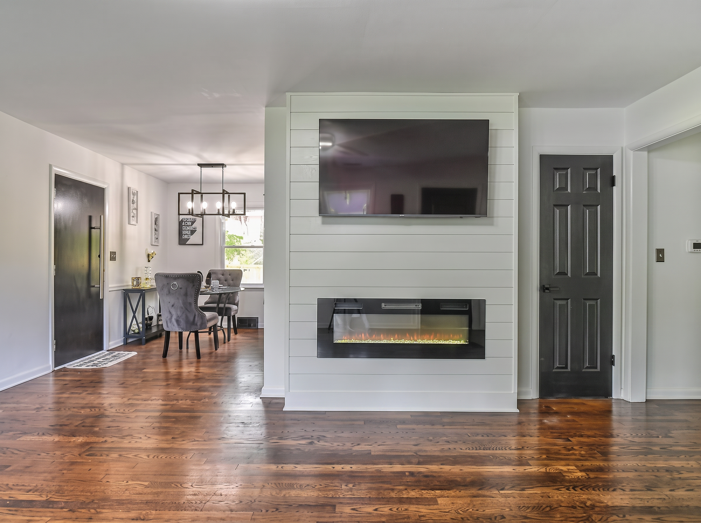 Fireplace & Dining View — 8601 E 116th St
