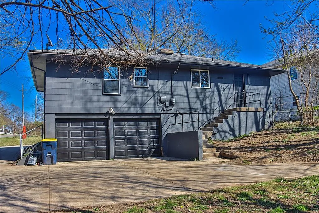 Rear Exterior & Garage — 11500 Manchester Ave